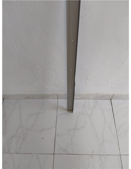 Alberts 484026 Perfil de protección para borde de escalón Aluminio, anodizado en tonalidad de bronce 1000 x 45 x 23 mm