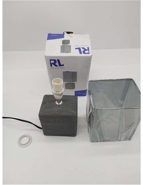Reality Ping - Lámpara de Sobremesa para Interior Incluido Interruptor de Cable Necesaria 1 bombilla E14 de Máximo 40 W Excluida