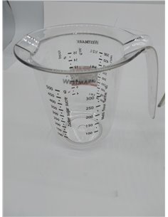 Westmark pack de 2 Jarras medidoras, Escalas de medición multilingües y varias unidades de medida, Volumen de llenado: 1 l 2