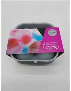 Cubiteras para Hielo Grande, 4 Piezas Cubitera de Silicona con Tapa, sin BPA FáCil Quitar, XXL Moldes de Cubitos de Hielo Redond