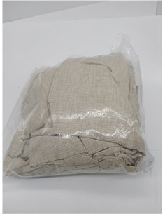 EYSA Genna Funda de sofá con Lazos Antimanchas 3 plazas Color Lino 2