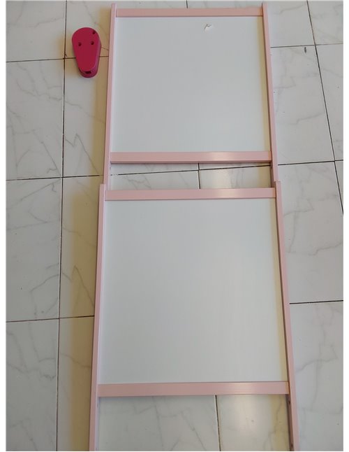 FUNLIO Caballete de Arte para Niños de 3 a 8 años, Tablero Antideformación, pizarra infantil con Pizarra Magnética/Blanca, 3 Alt