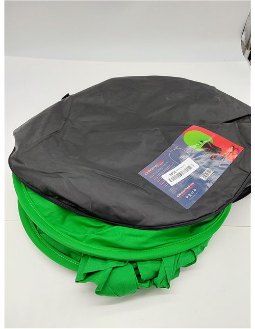 Chroma Verde Ozone Chroma X30 - Diseñado para Streaming - Chroma Key para acoplarlo a tu Silla Gaming - 100x130cm, Incluye Bolsa