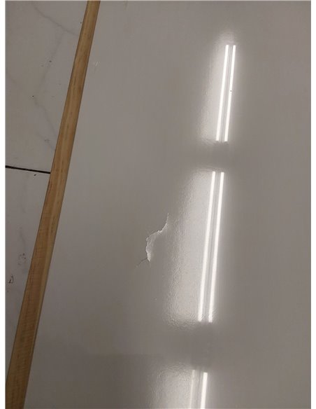 CHELY INTERMARKET Pizarra Blanca Esmaltada 90X60 CM NO Magnética Marco Madera Incluye Rotulador Borrador Kit Colgar Tablero Ofic