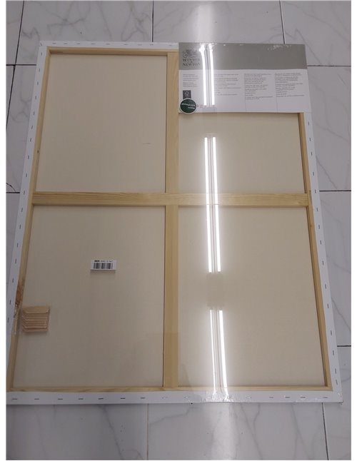 Winsor & Newton Lienzo de algodón, Blanco, 80 x 100 x 45 cm