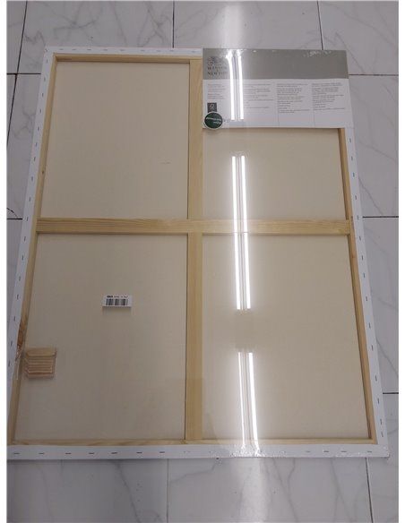 Winsor & Newton Lienzo de algodón, Blanco, 80 x 100 x 45 cm