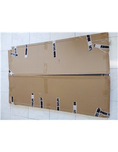 Amazon Basics Pizarra blanca magnética con bandeja para rotuladores y marco de aluminio, 150 cm x 100 cm 2