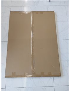 Amazon Basics Pizarra blanca magnética con bandeja para rotuladores y marco de aluminio, 120 cm x 90 cm 2
