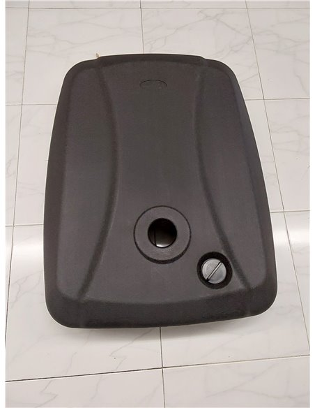 VOUNOT Base para Sombrilla, HDPE Pie Soporte Parasol o Paraguas, llenar con Arena o Agua 60 kg, para Jardin Patio Terraza, Negro