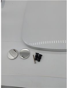 Asiento de inodoro cuadrado de cierre suave, asiento de inodoro blanco con liberación rápida y bisagras ajustables para una fáci 2