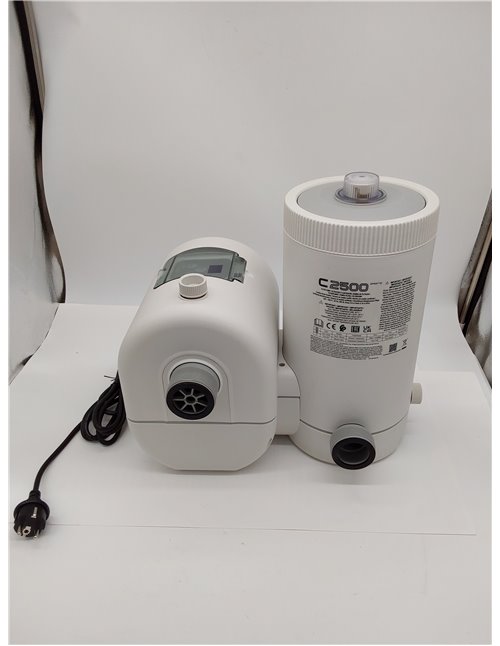 Intex Depuradora cartucho C2500, Filtración 9.463 l/h, Cartucho tipo B, Compatible con piscinas hasta 52.900 L, Temporizador pro