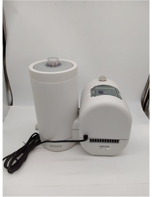 Intex Depuradora cartucho C2500, Filtración 9.463 l/h, Cartucho tipo B, Compatible con piscinas hasta 52.900 L, Temporizador pro