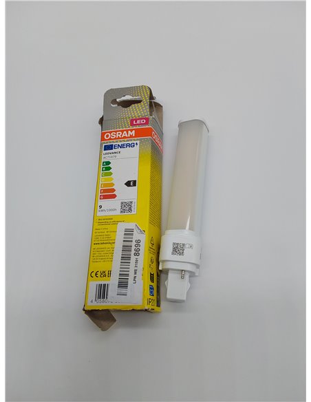 OSRAM Lámpara LED DULUX D 26 para casquillo G24D-3, 10 vatios, 920 lúmenes, blanco cálido (3000K), giratoria, sustituye a la lám