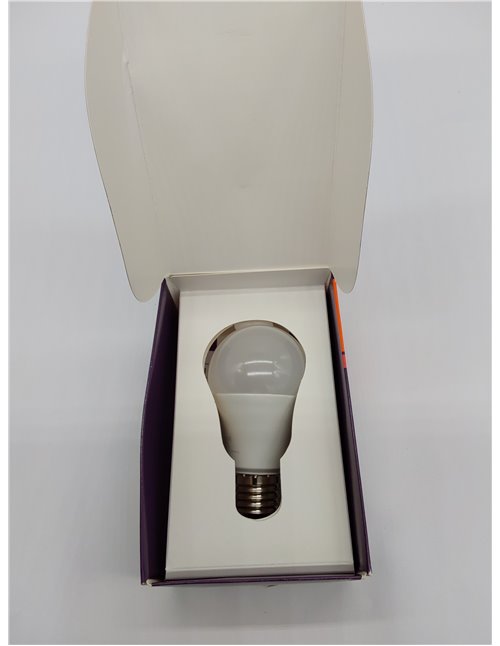 LEDVANCE Lámpara Smart+ con tecnología ZigBee, 9W, A60, mate, base E27, color de luz RGBW ajustable, 806lm, paquete de 1
