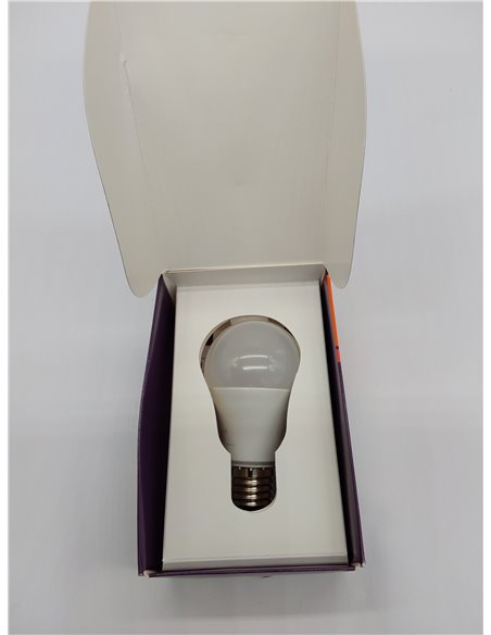 LEDVANCE Lámpara Smart+ con tecnología ZigBee, 9W, A60, mate, base E27, color de luz RGBW ajustable, 806lm, paquete de 1