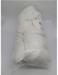 Almohada de Plumón 80x80 Almohada Plumas 80x80 cm Almohada para Dormir de Hotel de 3 Cámaras: Exterior 90% Plumón / 10% Plumas;  2