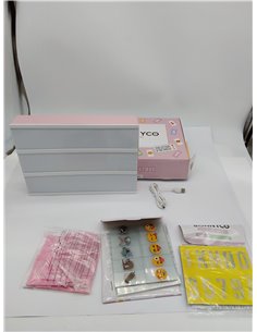 Caja de Luz A4 Rosa con 400 Letras 2