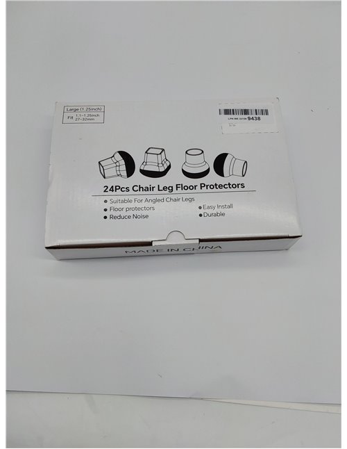 JCrunaway Tapas para patas de silla inclinadas, cuadradas, 24 unidades, con forma de bola, para patas de silla inclinadas/vertic