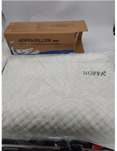 almohado Baja Altura Dura Viscoelástica 60 cm Cervical para Dormir de Lomo y Niños