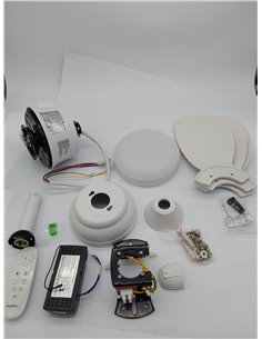 Newday 61cm Ventilador de Techo con Luz y Mando a Distancia 2