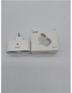 enchufe 15A doble conexion wifi- blanco-SILUMEN.