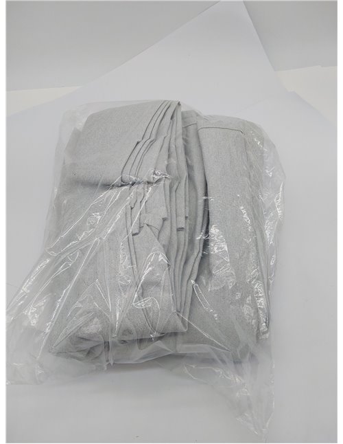 Eysa Funda de Chaise Longue práctica Oriente 290cm., Color 06/Gris, Izquierda Vista Frontal