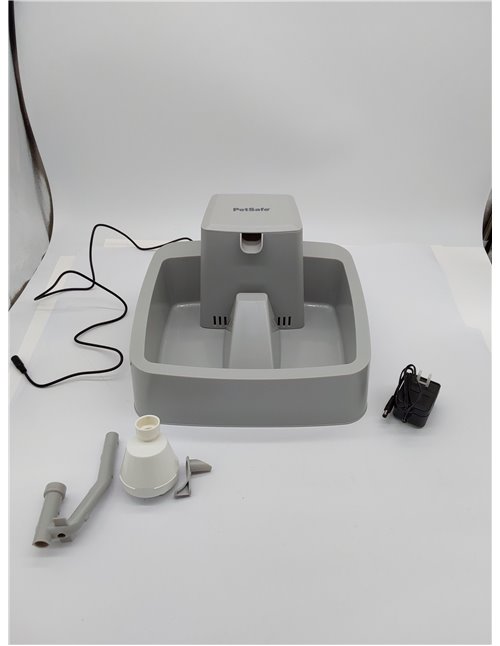PetSafe Drinkwell - Fuente de Agua para Perros y Gatos de 1 galón, Ideal para Razas de Perros de tamaño Mediano y múltiples hoga