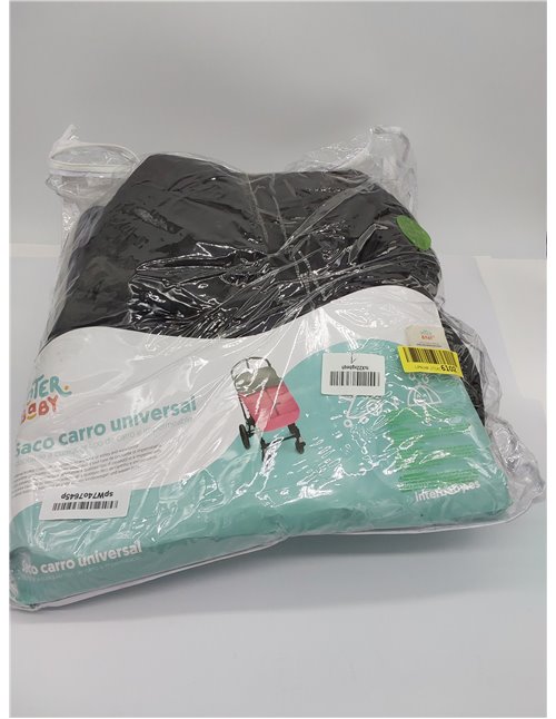 Saco Silla Paseo Universal, Saco Invierno Silla Paseo Universal, Desmontable con Cremallera, Cabezal Ajustable,Impermeable y Tra