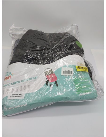Saco Silla Paseo Universal, Saco Invierno Silla Paseo Universal, Desmontable con Cremallera, Cabezal Ajustable,Impermeable y Tra