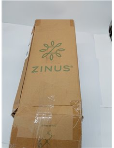 Zinus Topper de Bambú 90x190 cm, 5 cm Pillowtop Acolchado con Funda Quiltada con Relleno de Fibra de Bambú, Suave y Transpirable 2