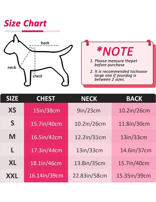 S - Lyneun Body Perro Post Cirugía, Traje de Recuperación para Perros Después de la Castración,Transpirable, Body postoperatorio