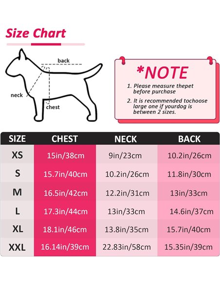 S - Lyneun Body Perro Post Cirugía, Traje de Recuperación para Perros Después de la Castración,Transpirable, Body postoperatorio