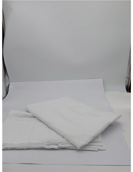 Amazon Basics Paquete de 2 Fundas de Almohada de Microfibra, 50 x 80 cm, Color Blanco Brillante