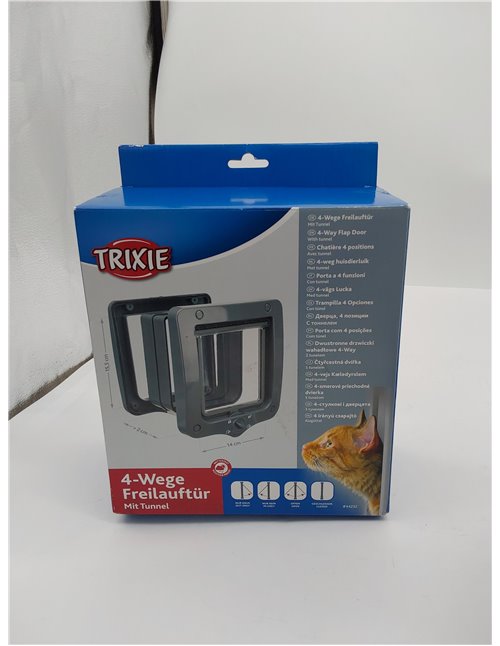 TRIXIE Trampilla 4 Opciones con Túnel para Perros 