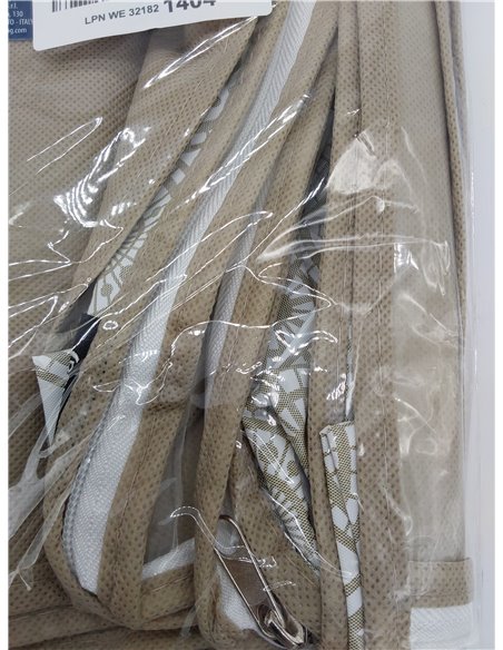 Domopak Living 8001410074300 - Funda para botas (2 compartimentos), color blanco, beige, 50 x 60 x 12 cm