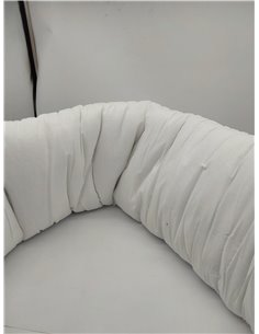 Savel - Almohada Antiácaros con Tejido 100% algodón | Firmeza Media | 150x40cm | Tratamiento antiácaros | Certificación Oeko Tex 2