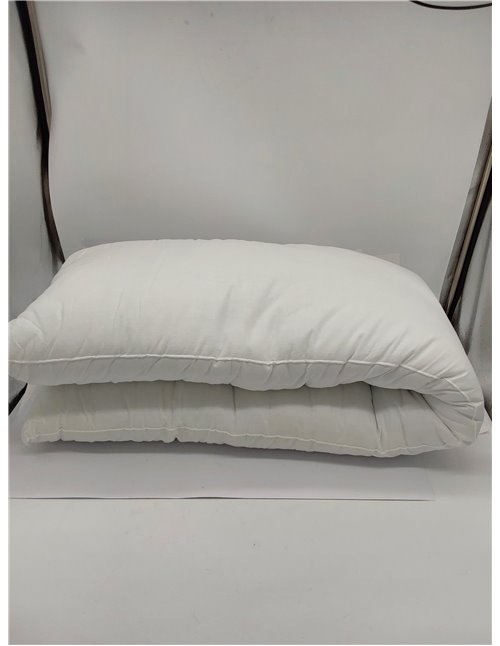 Savel - Almohada Antiácaros con Tejido 100% algodón | Firmeza Media | 150x40cm | Tratamiento antiácaros | Certificación Oeko Tex