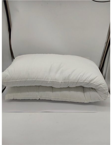 Savel - Almohada Antiácaros con Tejido 100% algodón | Firmeza Media | 150x40cm | Tratamiento antiácaros | Certificación Oeko Tex