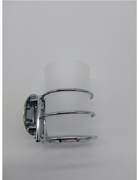 Wenko Turbo-Loc Vaso higiene Dental - Fijar sin taladrar, Acero, 7.5 x 10 x 9 cm, Cromo 