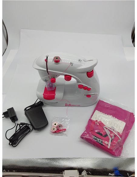 Maped Creativ Taller de Costura Barbie, Set de Manualidades Infantiles para Niños, Incluye Máquina de Coser y Materiales para 4 