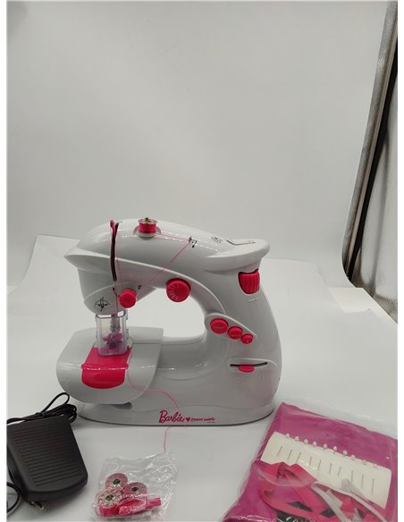 Maped Creativ Taller de Costura Barbie, Set de Manualidades Infantiles para Niños, Incluye Máquina de Coser y Materiales para 4 