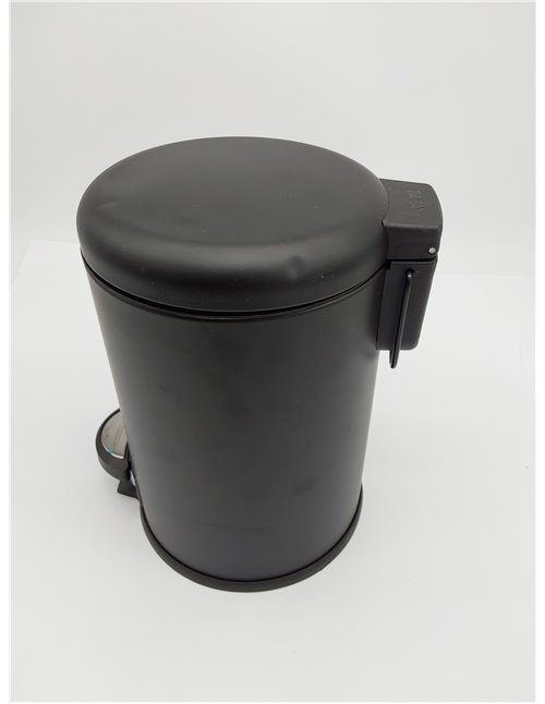 Tatay Papelera Baño con Pedal de Acero Inoxidable, 3L de Capacidad, Interior Extraíble, Cierre con Caída Amortiguada, Libre de B