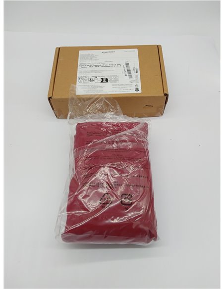 Amazon Basics Sabana Bajera Ajustable, 140 x 200 x 30 cm, de Poliéster Microfibra, Burdeos 