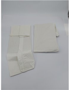 Funda Almohada 60x40 Algodón Reforzado (Pack de 2) - Blanco - Tela Apretada de 57 Hilos/cm² - Funda Almohada 40 x 60 - Certifica 2