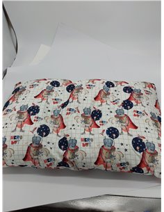 Almohada Infantil con Funda De Almohada Estampada 40x60 Cm De Algodón Oeko-Tex - Cojín Cuna Bebe Y Niños- Cojin Pequeño para Beb 2