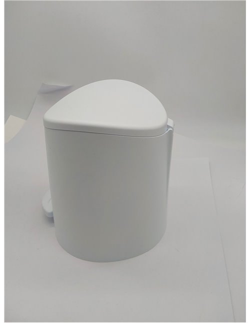 TATAY Papelera Baño con Pedal Estándar 3L | Diseño Práctico y Funcional | Plástico de Gran Resistencia | Compacta y Fácil de Usa