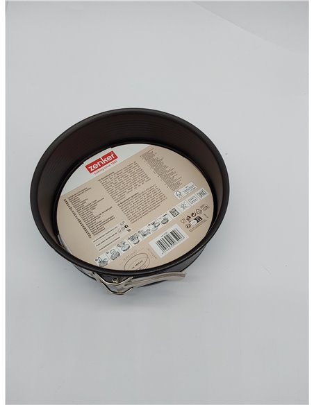 Zenker Black Metallic Molde Desmontable 20 cm 1 Fondo, Molde Reposteria, Molde Tarta o Molde Bizcocho en Acero con Revestimiento