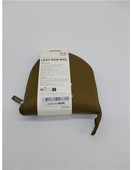 United Pets Lazy Dog Bag - Bolsa de Transporte para Perros pequeños, Plegable, Color Verde, 0,25 kg. Transportín para Perros, Ta