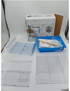 Prevue Pet Products - Jaula de Viaje para periquitos y pájaros pequeños con Alambre Blanco 2