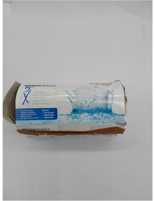 Amazon Basics Cartuchos filtrantes de agua, 6 unidad, Paquete de 1, aptos y compatibles con todas las jarras BRITA incl. Perfect